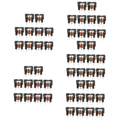 Inducteur de mode commun Anneome en métal noir pour filtrage électronique, lot de 50 pièces