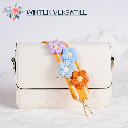 Knit Purse Strap,Replacement Crossbody Wide Shoulder Strap for Bag Handbag4