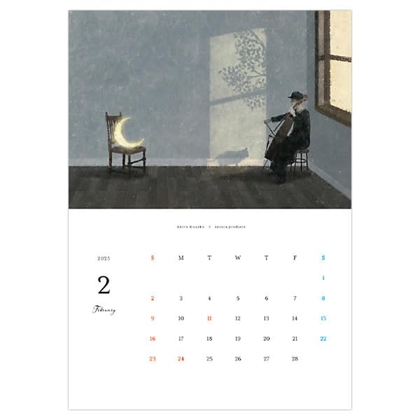 Amazon | 表現社 2025 A4カレンダー 日下明 | カレンダー | 文房具