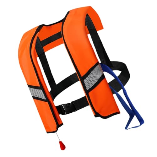 Chaleco salvavidas, chaleco salvavidas para adultos para la natación | Chaleco salvavidas para tu pontón,Chaleco de pádel Chaleco de buceo de nylon con inflado automático, chaleco