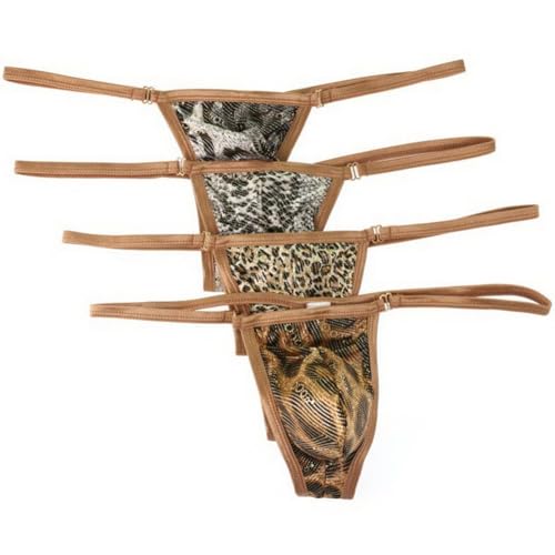 Men's Sexy Panties Underwear Breathable T-Back Thongs Briefs Male G-String Underpants3