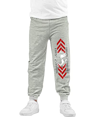 Image of KYDA Kids 100% Cotton Track Pants for Boys | Premium Printed Soft Single Jersey Fabric | Elastic Waist Loose Fit Summer Full Length with Rib Hem (Pack of 4)