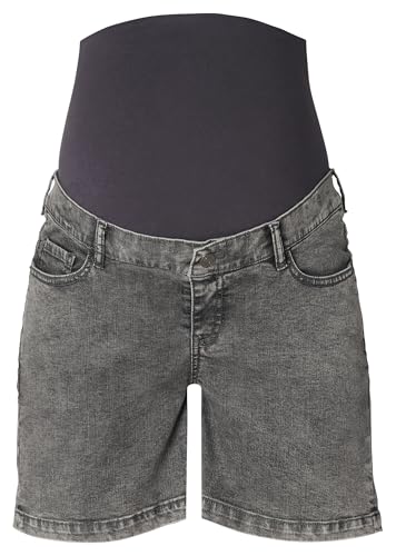 Noppies Maternity Jamie Denim Shorts OTB, Grå denim – P328, 32 SE