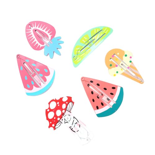 Anneome ���̎q�p�w�A�N���b�v12�Z�b�g �J�[�g�D�[���f�U�C���w�A�A�N�Z�T���[ �A�C�X�N���[�� �C�`�S �X�C�J �L�m�R���`�[�t ���� �w�Z�s