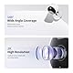 Aqara G100, 2K Sicherheitskamera für Innen & Außenbereich, HomeKit Secure Video, 2-Wege-Audio, Scheinwerfer Farb/IR Nachtsicht, KI-Erkennung,140°Sichtfeld, HomeKit, Alexa,Google,IFTTT, Weiß