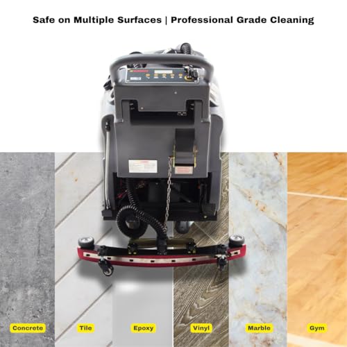 SUNMAX RT50D 22" Self-Propelled Floor Scrubber Dryer, 14.5-gal Tank, Up to 36,000 sqft/hour, Complete Set of Parts