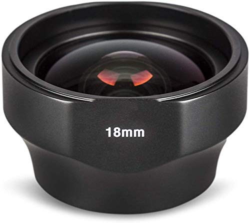 SIRUI Lens for Phones Upgraded Version Anamorphic Cinema,Wide Angle,Telephoto,Micro, Fisheye,Portrait Lens Auxiliary Camera Attachment Lens with Clip Adapter (Wide Angle)
