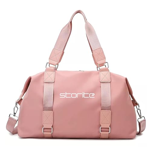 Storite Nylon 47 Cm Travel Duffle Bag, Sports Shoulder Bag for Wo...