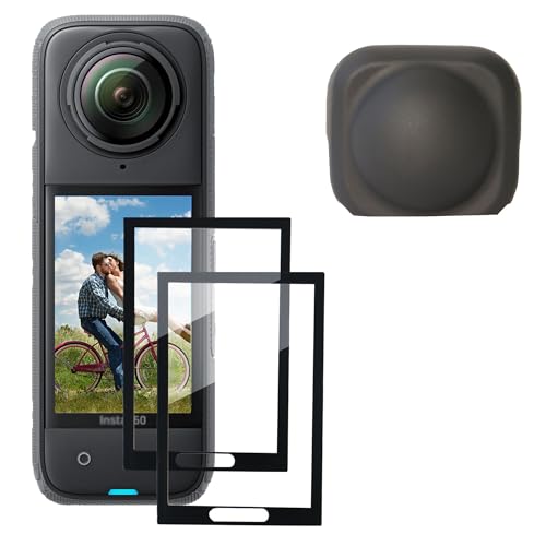 Accessoires Insta360 X4 X5 avec kit de protection écran verre et silicone