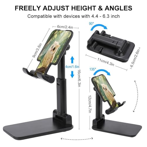 Soporte de teléfono celular plegable y ajustable VstaDank para tabletas 2