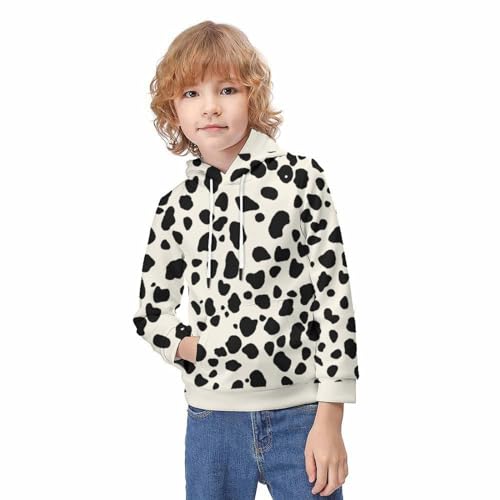 Sweat à capuche vache confortable vêtement ado chaud et fun - 3