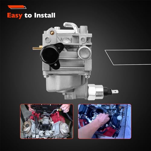 Image of Carburetor Tune Up Kit Compatible with Honda GX630 GX630R GX630RH GX660 GX660R GX660RH GX690 GX690R GX690RH V-Twin Engines, Replace 16100-Z9E-033 16100-Z9E-023 16100-Z9E-003, Includes Fuel Pump