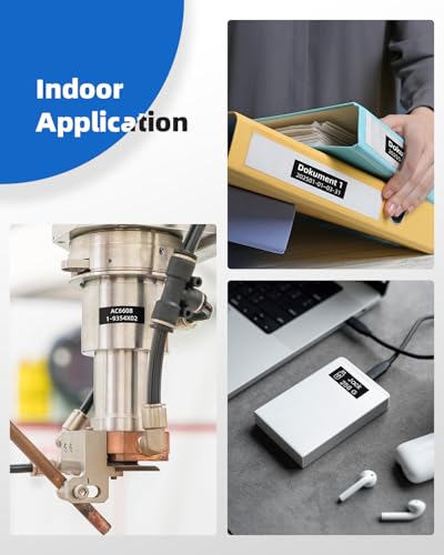 Upwinning Tze 355 Bänder 24mm Schwarz Kompatibel mit Brother P-touch Bänder 24mm Schwarz TZe-355, Tze 24 mm White on Black TZe355 Aze-355, kompatibel für Brother P710BT P700 D600 P900 E550VP, 3er-Pack