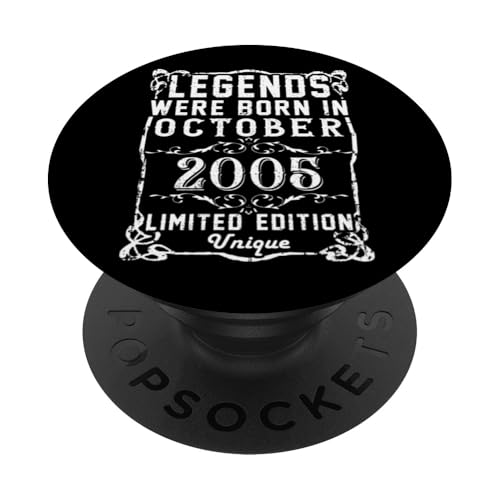 Cumpleaños Octubre 2005 Edición Limitada Regalo Used Vintage PopSockets PopGrip Intercambiable