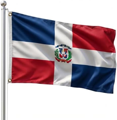 DMSE Dominican Republic National Flag, 2ft x...