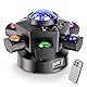 150W Mini Moving Head Licht RGBW Discolicht mit Discokugel DMX512 Beweglicher Scheinwerfer 6 Lichtarmen Strobe Effekt für Party Familie Hochzeit Geburtstag