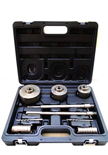 Frese Carotatrici/Carotatrice/Fresa Muro A Tazza Per Trapano 9 Pezzi Con 2 Barre/Aste/Prolunga SDS PLUS + SDS MAX