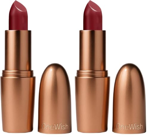 Image of One Wish Creamy Matte Lipstick Long Lasting for Women - Lowkey Red Shade 20 | Full Coverage | Creamy Formula | No Flaky Lips | No Dryness | High-Pigment | SPF | Vitamin E, Almond Oil & Shea Butter for Moisturising Lip | 8 Hrs Lasting | Smooth Finish | 3.8 gm