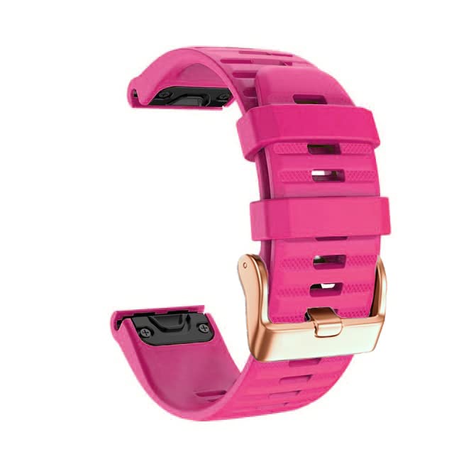 Correa de silicona de 20mm para Garmin Fenix 5S y 6S Pro en color ágata