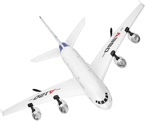 Miniatura 3 de GoolRC Avión RC, WLtoys XK A120 A380 modelo de avión de avión, avión de control remoto de 3 canales 2.4G, EPP de ala fija, avión RTF de juguete para