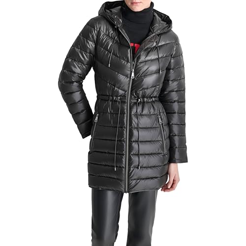 DKNY Women's Anorak Light-Weight Puffer2