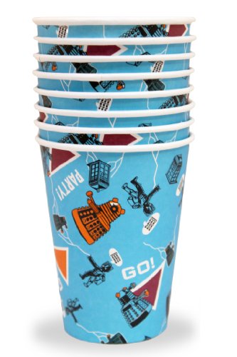 Doctor Who BBC Worldwide 200ml Partyware Paper Cups (Pack of 8)