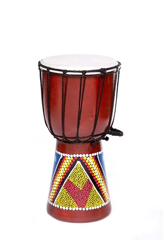 Djembe Trommel Bongo Drum Handtrommel Buschtrommel Percussion Kinder Fair Trade 30cm