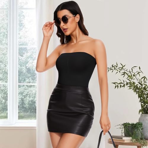 ciksob Strapless Shapewear Bodysuit for Women Seamless triangle Tummy Control Bodysuit Slimming Butt Lifter Body Shaper - image 9