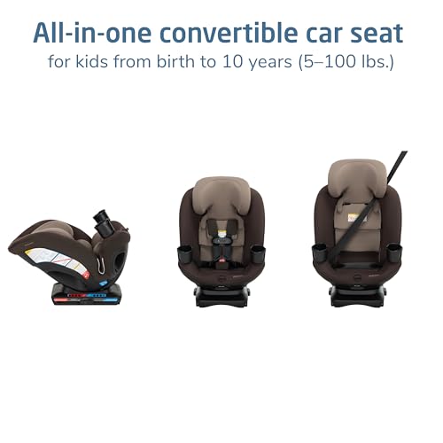 Maxi-Cosi Sela All-in-One Convertible Car Seat, Truffle - image 2