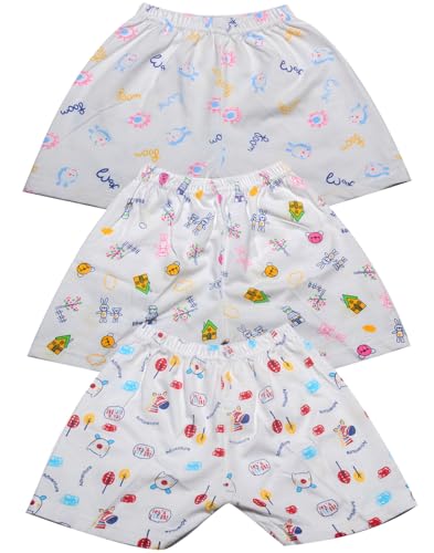 Image of Newborn Baby Boys & Girls Pure Hosiery Cotton Shorts Regular Fit Half Pant