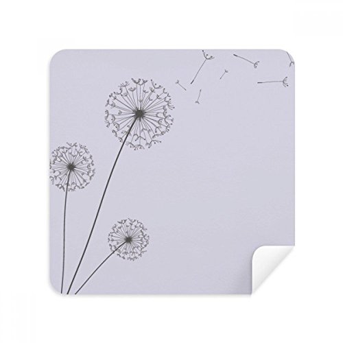 Trois plantes de pissenlit nettoyage fleurs tissu lunettes 2Pcs