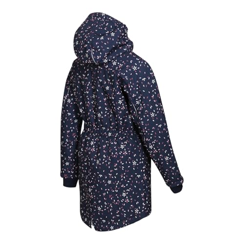 ALPINE PRO ILEMO Mädchen Softshell Winterjacke, Wintermantel mit Kapuze, Wärmender Mantel, Wasserdichter, Atmungsaktiver und Außergewöhnlich Warmer Mantel mit reflektierende Elemente