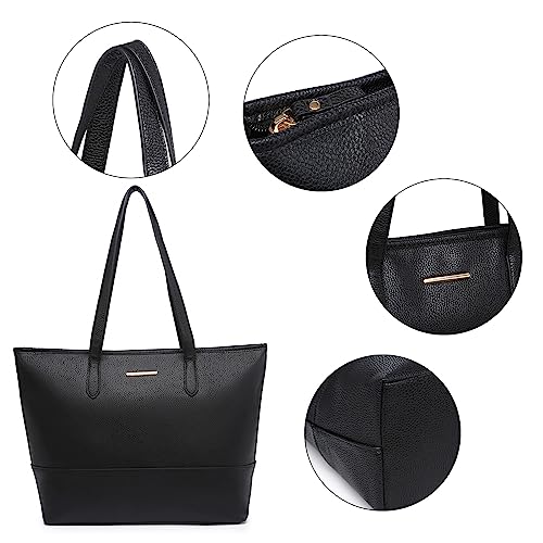 Bolso Tote grande para mujer con 3 piezas miniatura 6