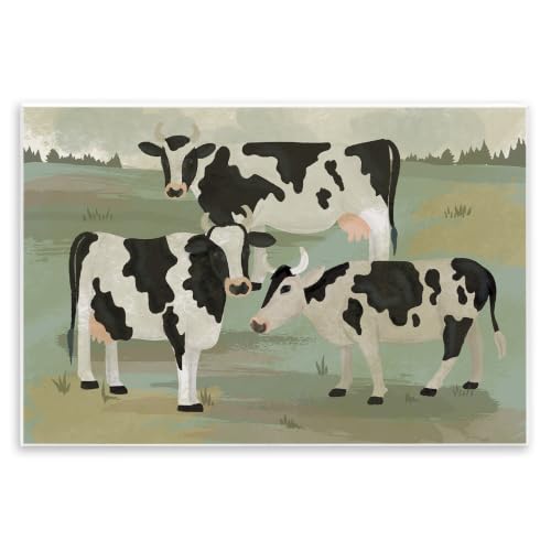 Stupell Industries 'Rural Cows Grazing Trio'| Wall Plaque Art