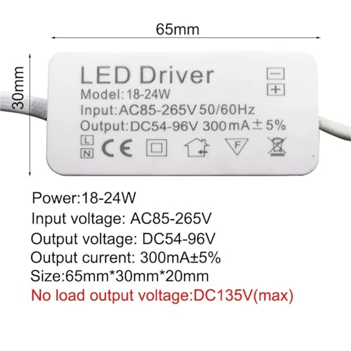Driver LED 18-24W Transformateur haute performance pour dalles LED