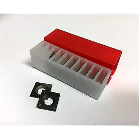 14mm x 14mm x 2mm TCT Quality Carbide Spur Tips (Box of 10) for Rebate Spindle Moulder Cutterheads Felder CMT Trend Axminster Charnwood Holzmann Cover