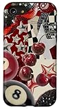 iphone 8 red edition review Installazione facile Red Cherry Star Disco Ball Retro Y2K Collage Donne Ragazza Custodia per iPhone SE (2020) / 7 / 8