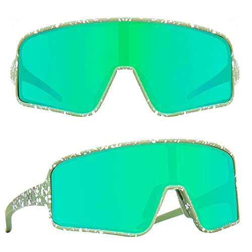 Image of MAXJULI Polarized Sunglasses for Men Women, Windproof Outdoor Sports Cycling Running UV400 Protection Sun Glasses 8121