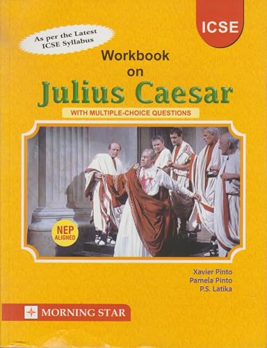 Image of Workbook on Shakespeare's Julius Caesar with Scene wise Multiple Choice Questions | As per the ICSE Syllabus and the ICSE Specimen Paper.