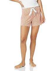 Tan White Hearts Print