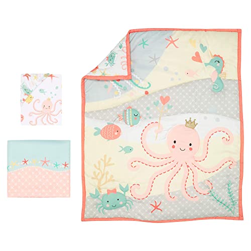 Image of Bedtime Originals Ocean Mist 3Piece Crib Bedding Set, Multicolor
