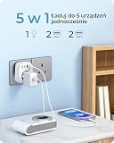 LENCENT 5-w-1 Adapter Podróżny UK, Typu-G Wtyczka Podróżna Adapter