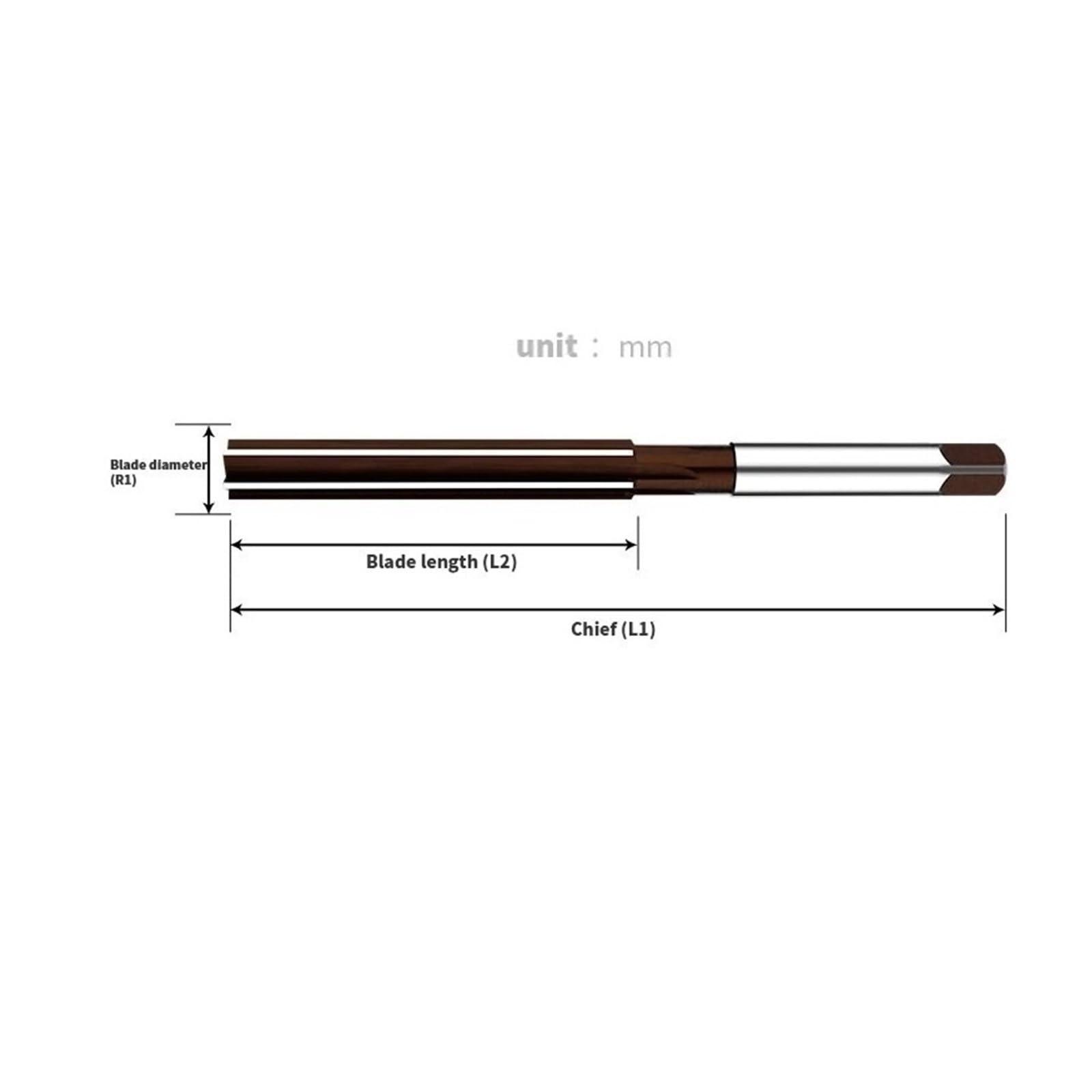 XQSYLE Alesatore conico dritto 3/12/15/20/30/35 mm, mandrino HSS CNC for rimozione trucioli liscia a mano H7, 1 pezz0(28mm)