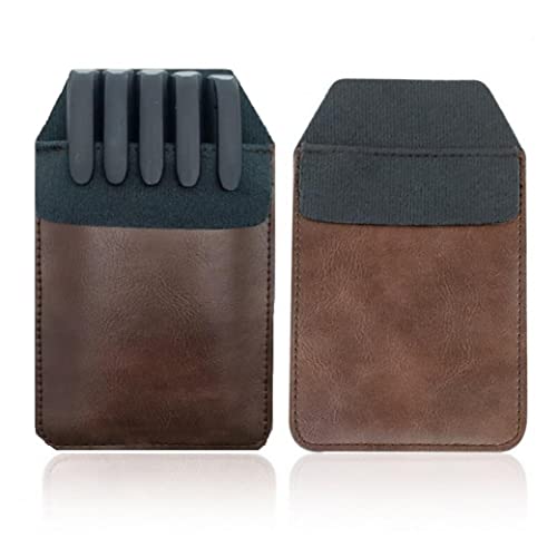Luxylei Sacs à Crayons en Cuir PU pour vêtements Poche épaissir médecin infirmière Personnel Pochette à Stylo étanche Accessoires hospitaliers Fournitures d'affaires Cover