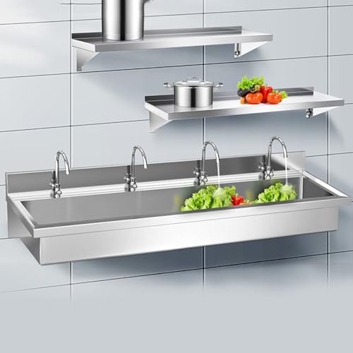 Lavabo comercial de manos que optimiza el espacio en tu garaje 7