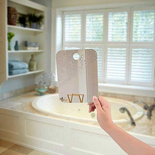 POCKETCAM-Espejo-de-ducha-para-afeitar-con-gancho-adhesivo-extraible-de-larga-duracion-resistente-a-las-roturas-capaz-de-no-empanarse-18cm-x-14-cm-66-mas-grande-que-el-original