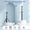 Trípode selfie de apertura automática de 66"/168 cm, soporte invisible para selfie para Insta360 Ace/Ace Pro/2/X5/X4 Air, soporte para cámara giratorio 360° que se abre al presionar, estable para viajes/vlogs 6
