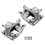Funire Front Disc Brake Caliper with Bracket Compatible with Select Jeep, Dodge, Chrysler, Volkswagen and Ram Models - Wrangler, Liberty, Town & Country, Grand Caravan, Routan, Nitro, C/V Set of 2