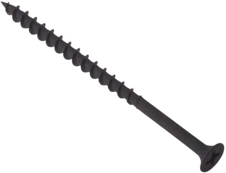 ForgeFix Drywall Screws Coarse Thread | 4.2 x 100mm | Black Phosphate | Box 100