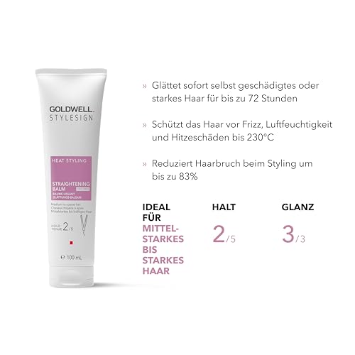 Glättungscreme Goldwell Stylesign Heat Styling Glättungs-Balsam 100 ml